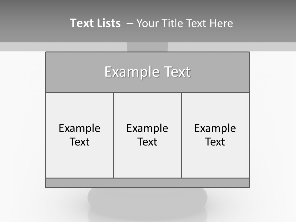 King Fight Table PowerPoint Template