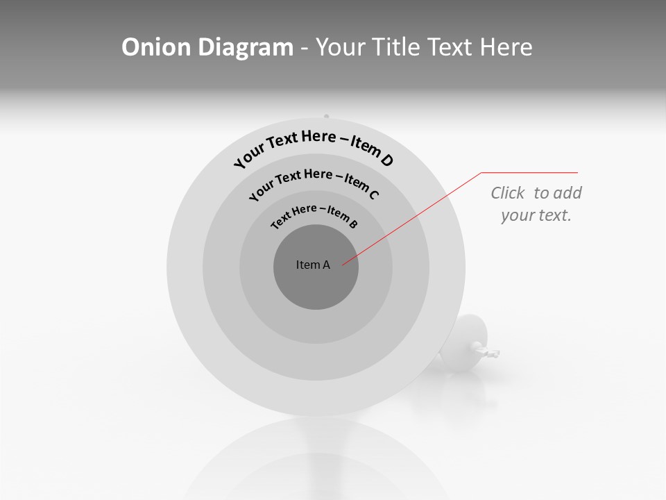 A Black And White Chess Piece On A White Surface PowerPoint Template