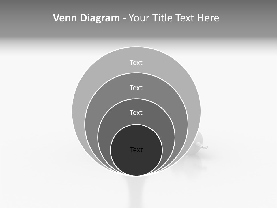 A Black And White Chess Piece On A White Surface PowerPoint Template