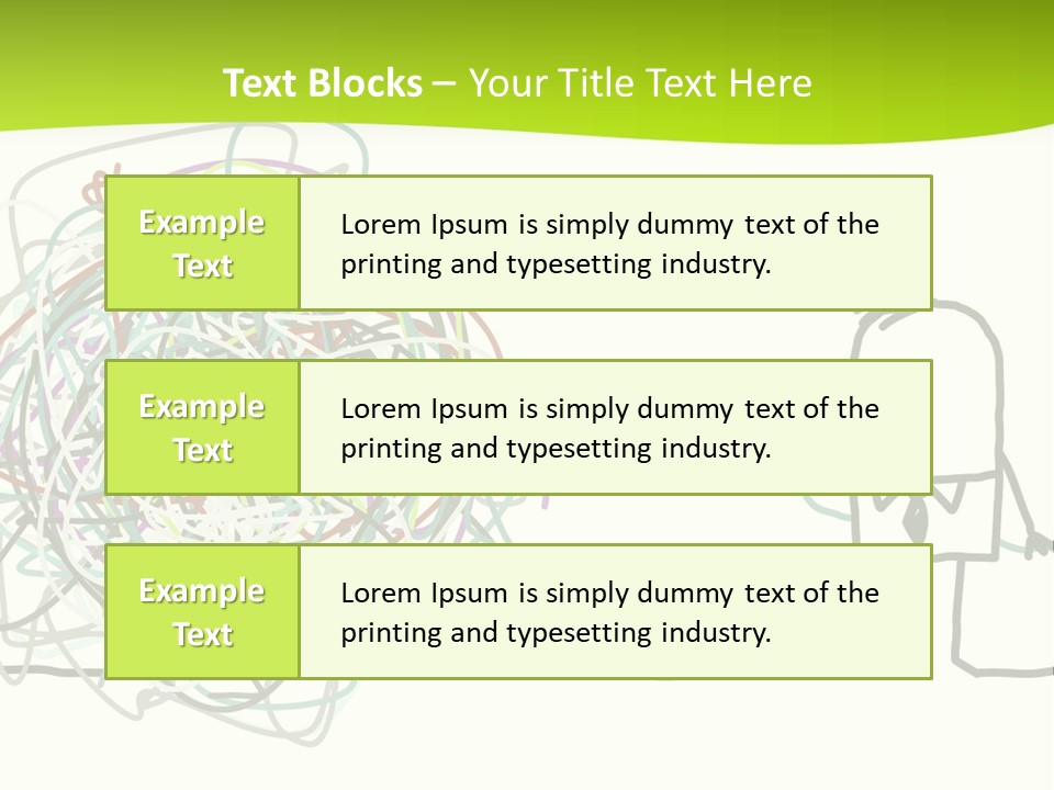 A Man Is Trying To Pull Up A Ball Of String PowerPoint Template