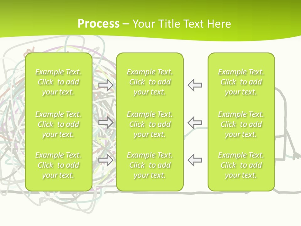 A Man Is Trying To Pull Up A Ball Of String PowerPoint Template