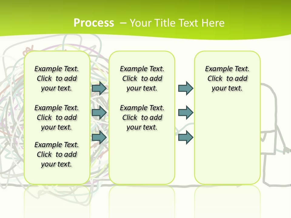 A Man Is Trying To Pull Up A Ball Of String PowerPoint Template