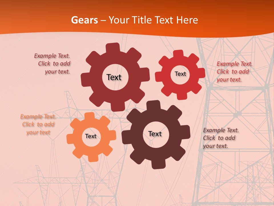 Energy Efficiency Windpower PowerPoint Template