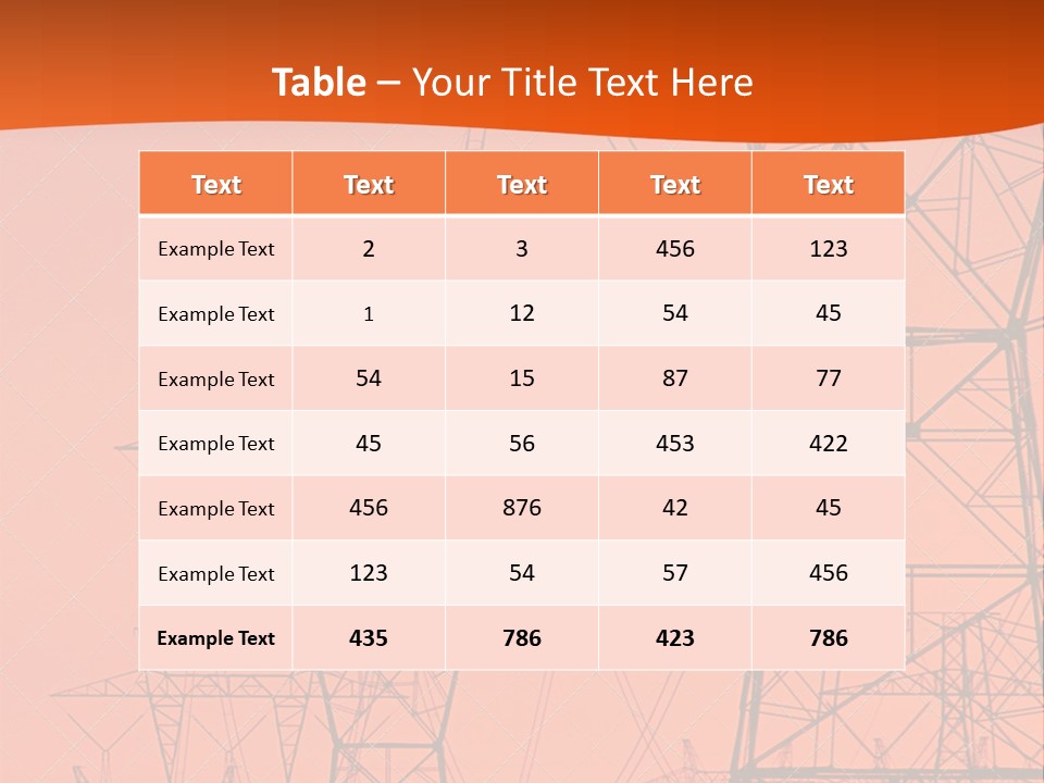 Energy Efficiency Windpower PowerPoint Template