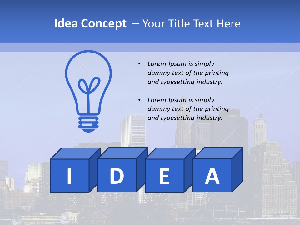 Generate Improvement Power PowerPoint Template