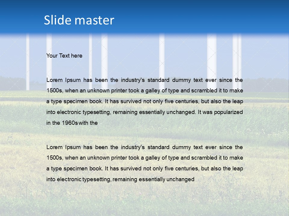 Progression Headway Conservation PowerPoint Template