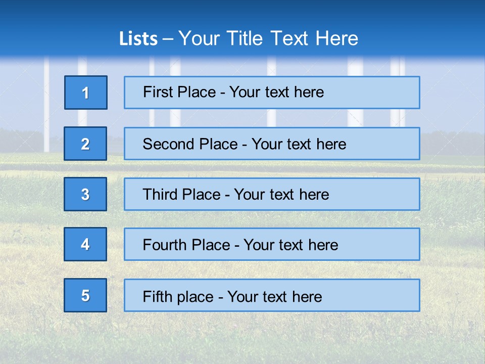 Progression Headway Conservation PowerPoint Template