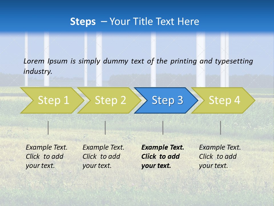 Progression Headway Conservation PowerPoint Template