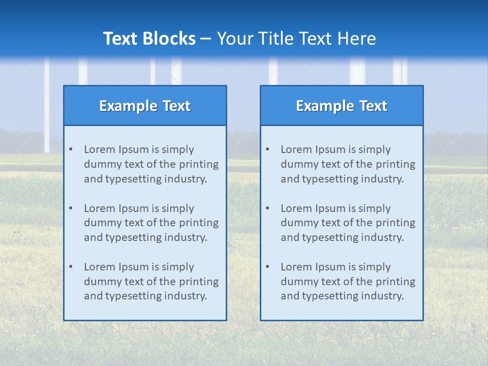 Progression Headway Conservation PowerPoint Template
