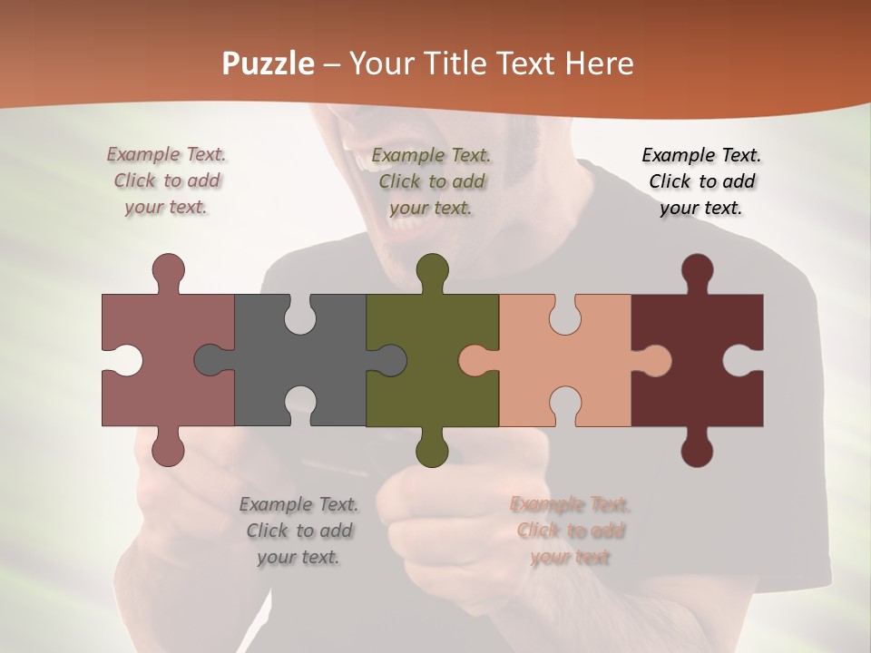 Electronic Twenties Gamer PowerPoint Template