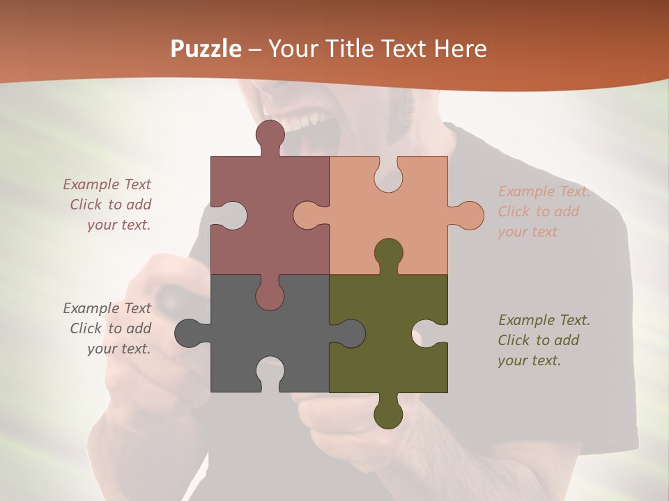 Electronic Twenties Gamer PowerPoint Template