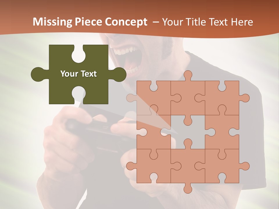 Electronic Twenties Gamer PowerPoint Template