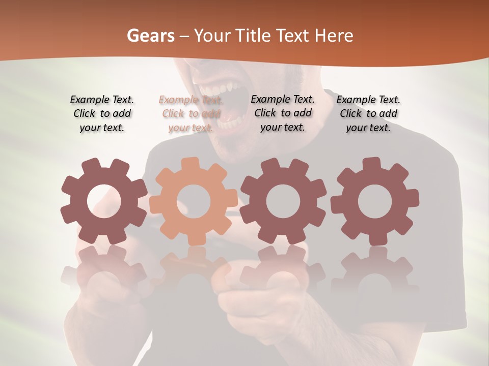 Electronic Twenties Gamer PowerPoint Template