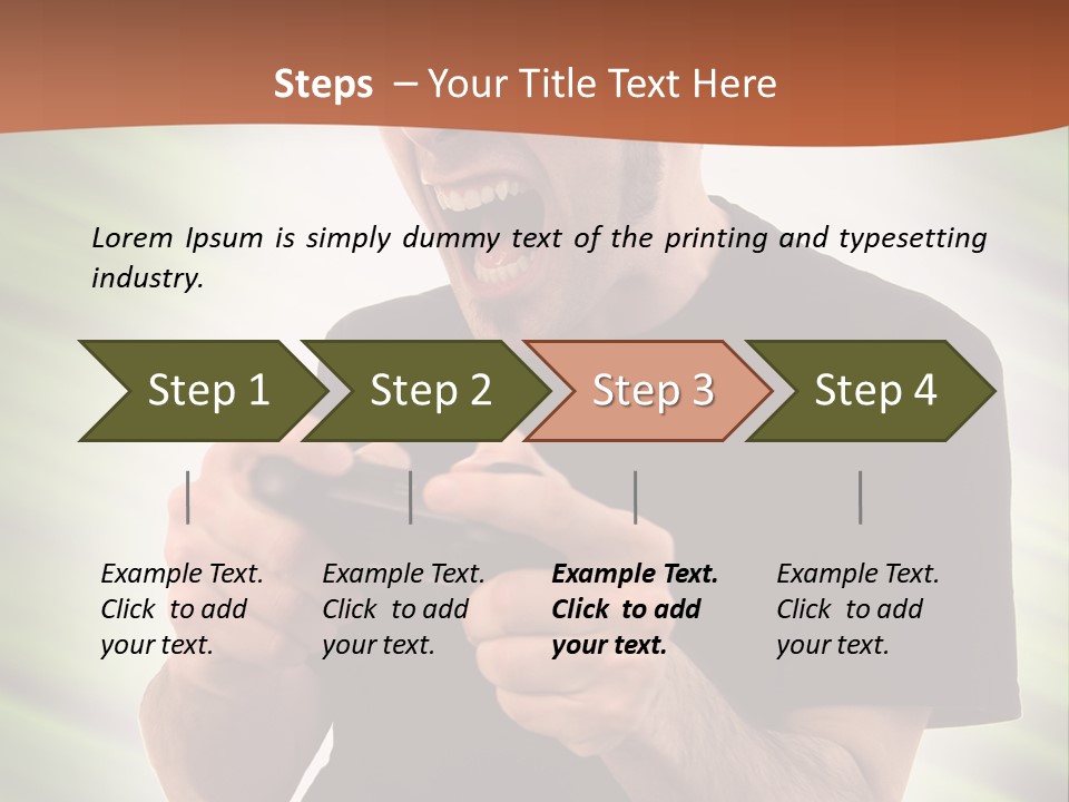 Electronic Twenties Gamer PowerPoint Template