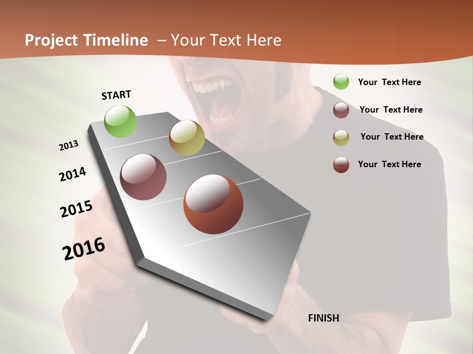 Electronic Twenties Gamer PowerPoint Template