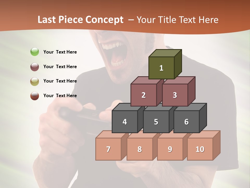 Electronic Twenties Gamer PowerPoint Template