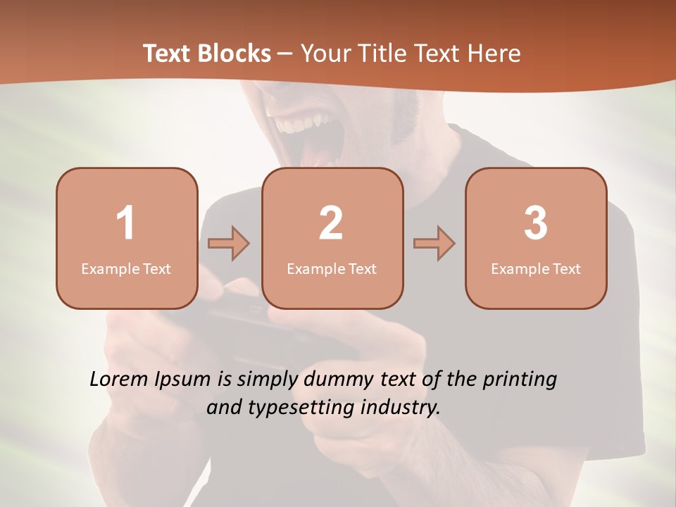 Electronic Twenties Gamer PowerPoint Template