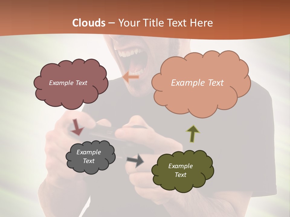 Electronic Twenties Gamer PowerPoint Template