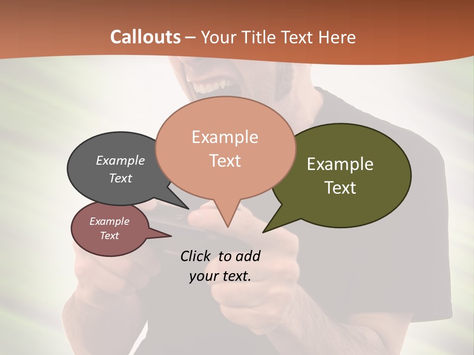 Electronic Twenties Gamer PowerPoint Template