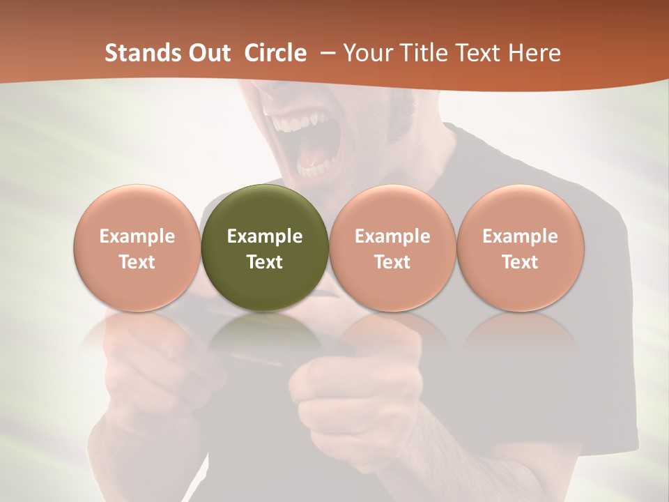 Electronic Twenties Gamer PowerPoint Template