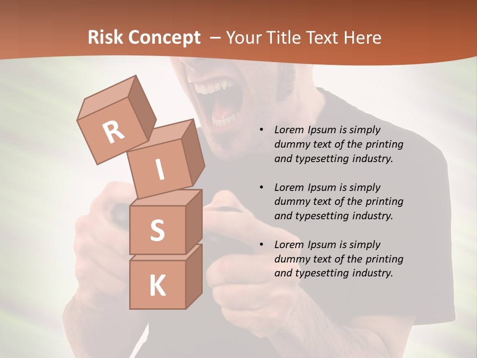 Electronic Twenties Gamer PowerPoint Template