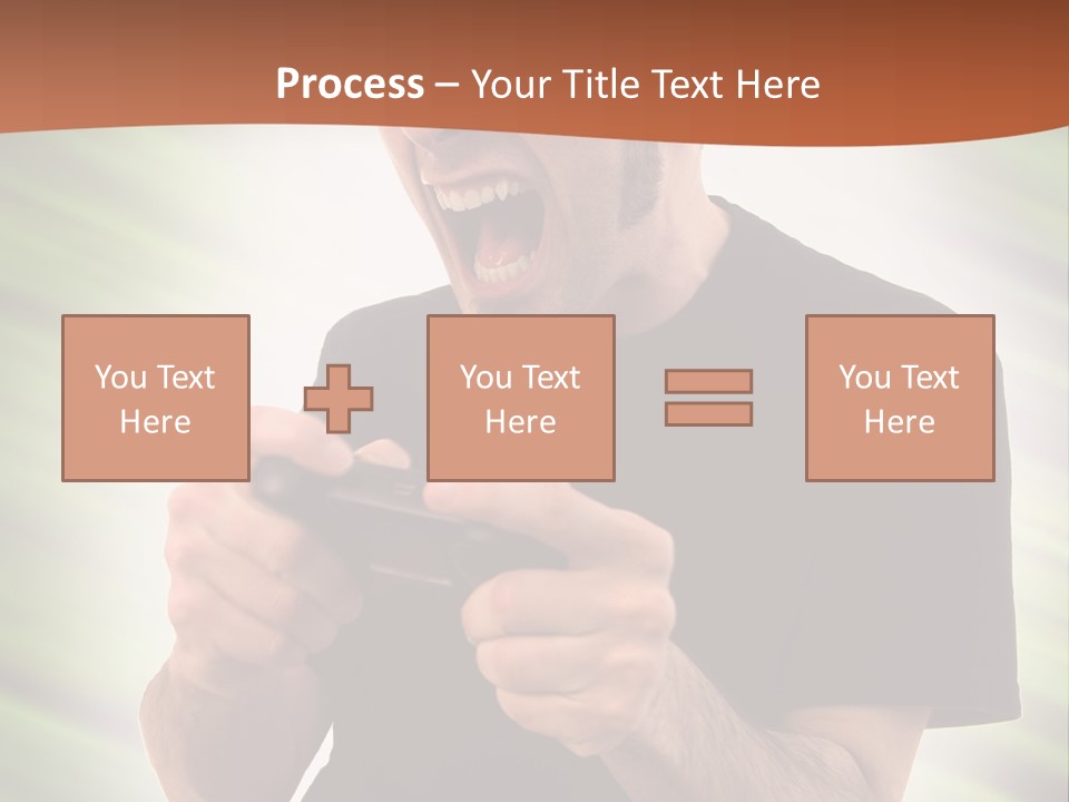 Electronic Twenties Gamer PowerPoint Template