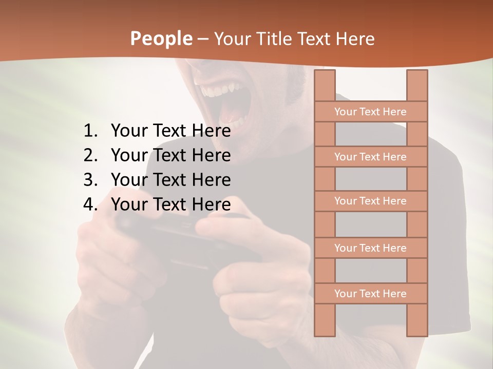 Electronic Twenties Gamer PowerPoint Template