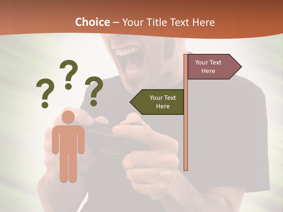 Electronic Twenties Gamer PowerPoint Template