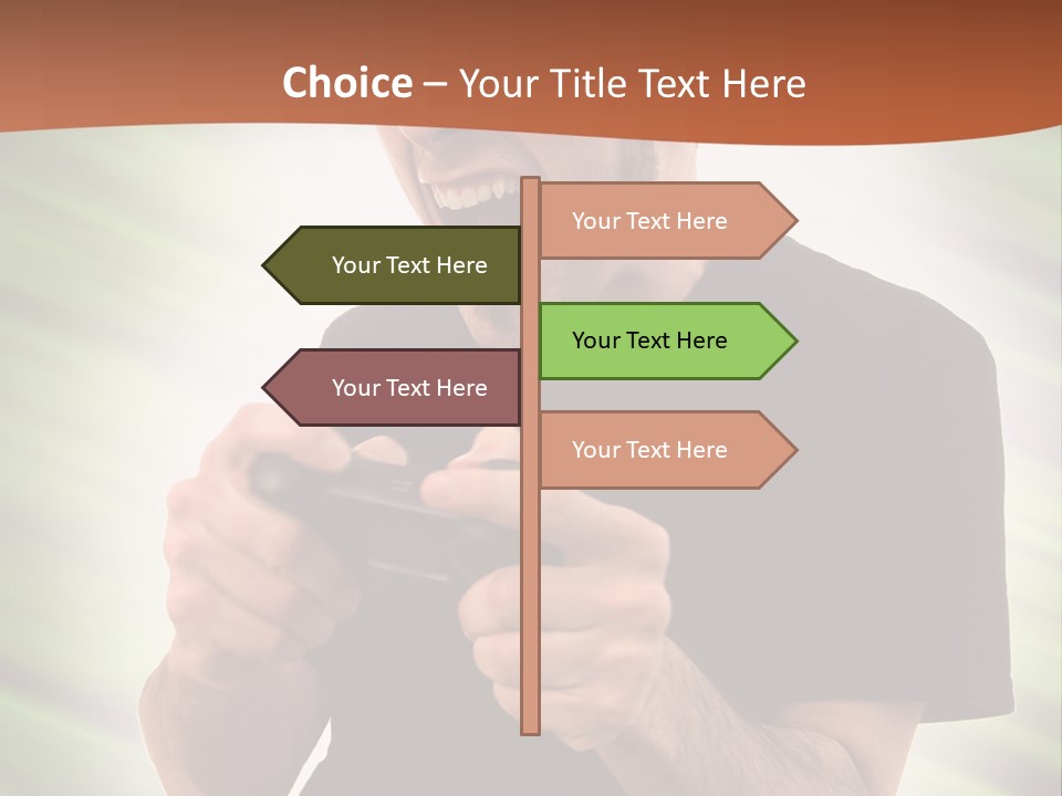 Electronic Twenties Gamer PowerPoint Template