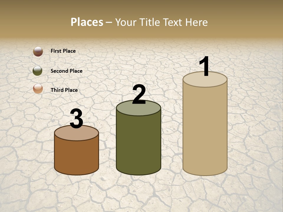 Salt Dying Barren PowerPoint Template