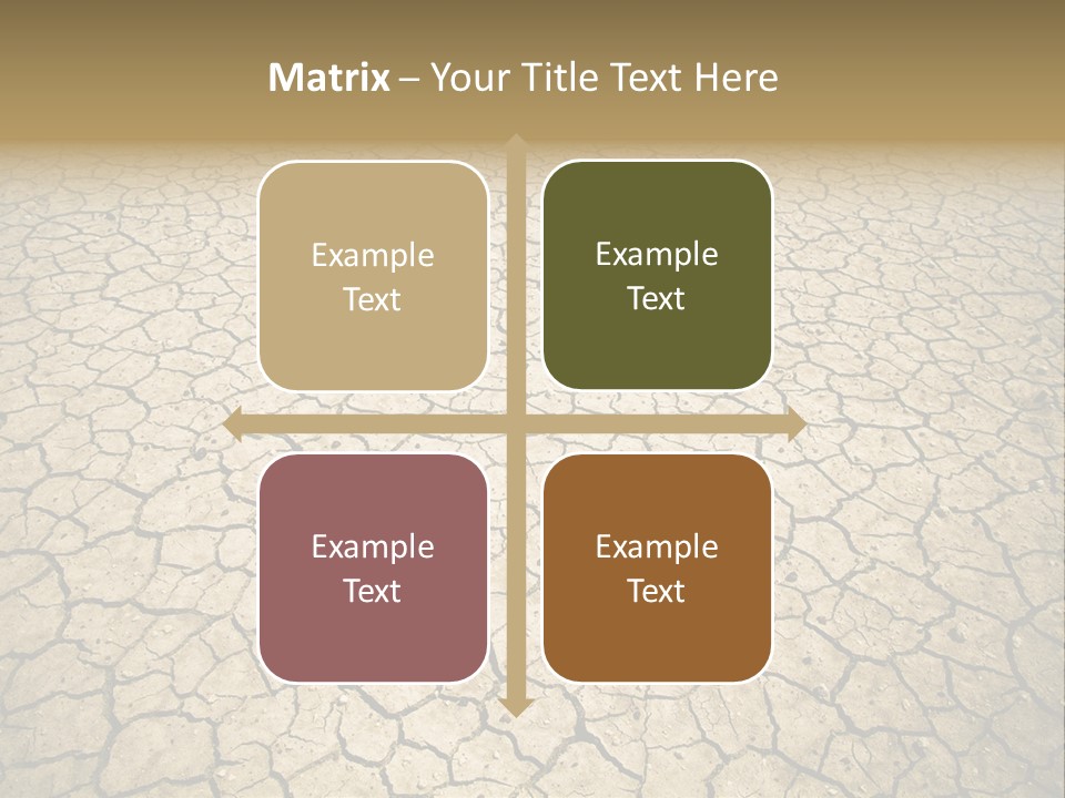 Salt Dying Barren PowerPoint Template