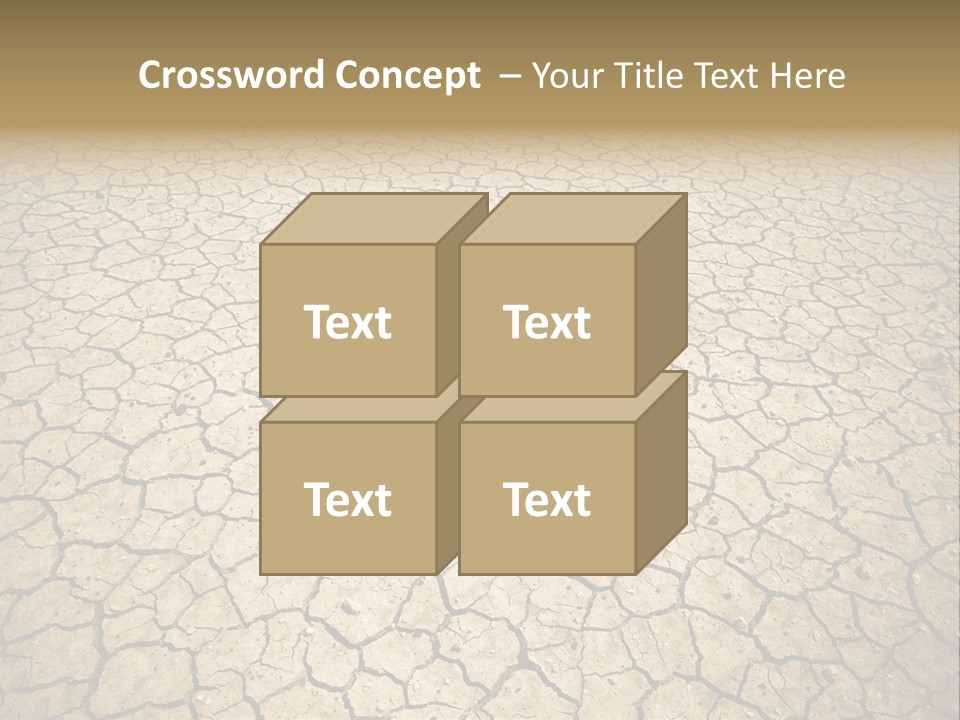 Salt Dying Barren PowerPoint Template