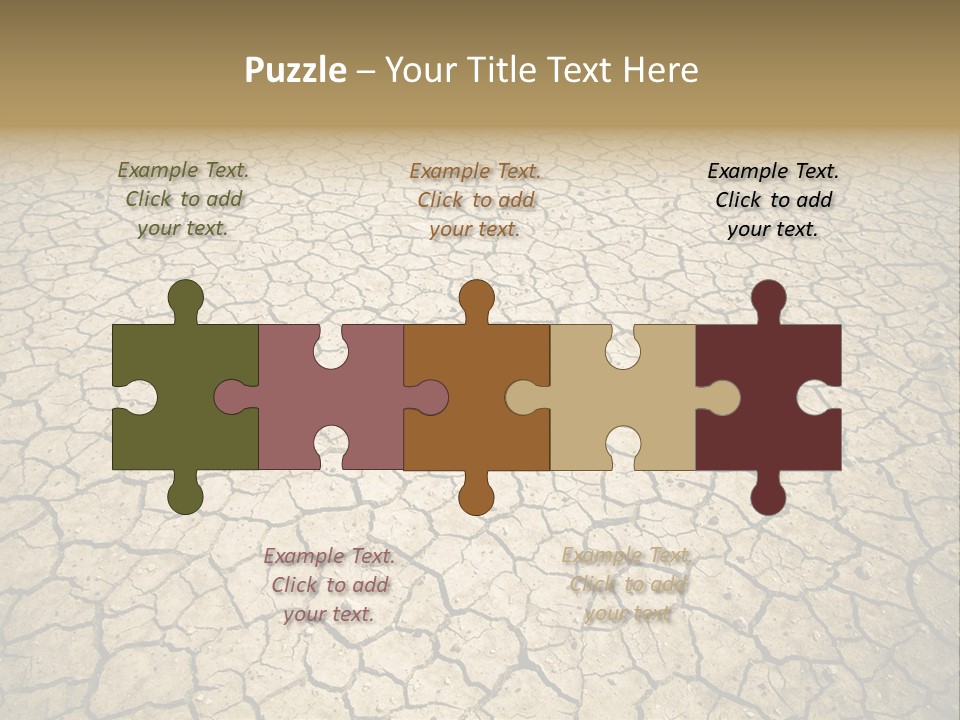 Salt Dying Barren PowerPoint Template