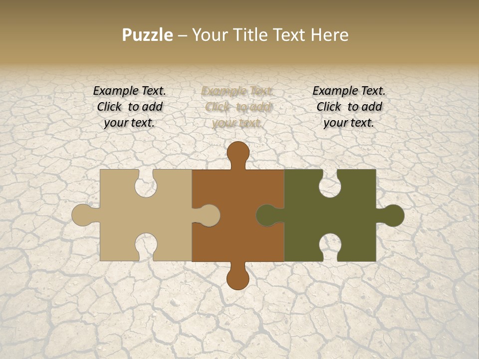 Salt Dying Barren PowerPoint Template