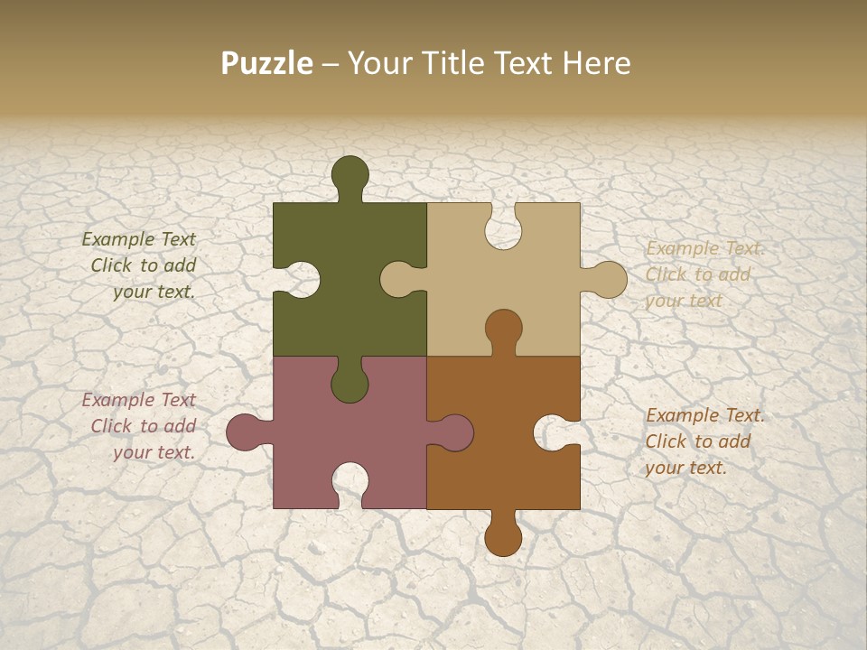 Salt Dying Barren PowerPoint Template