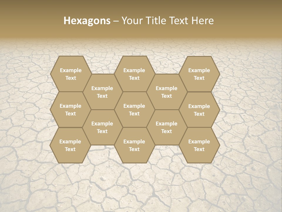 Salt Dying Barren PowerPoint Template