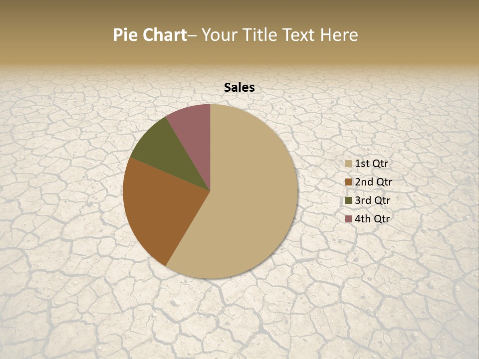 Salt Dying Barren PowerPoint Template