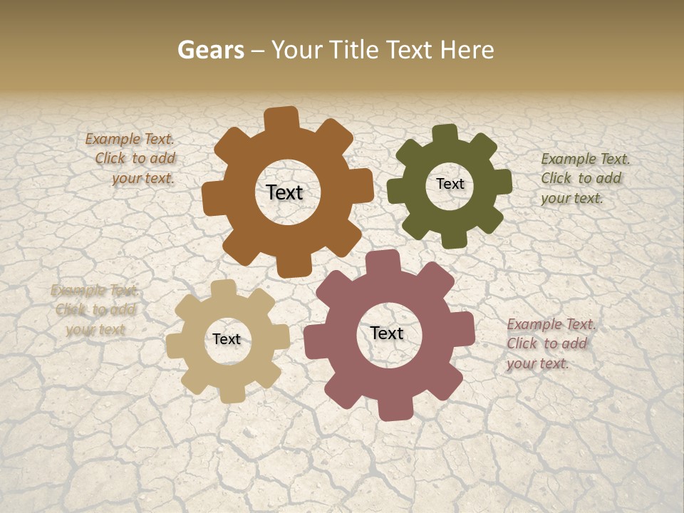 Salt Dying Barren PowerPoint Template