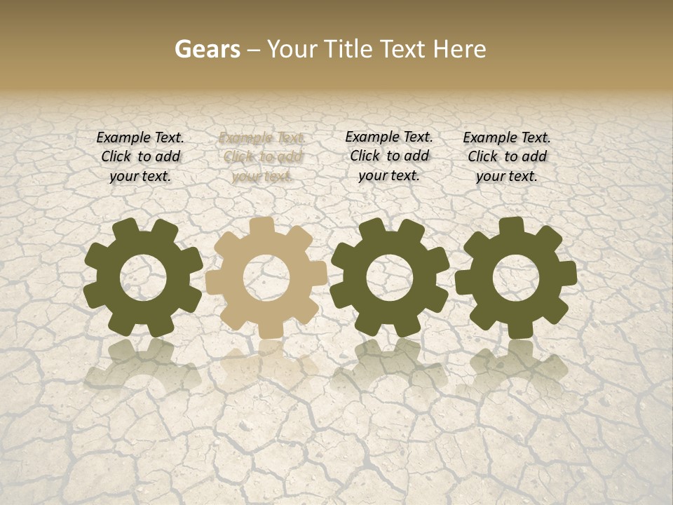 Salt Dying Barren PowerPoint Template