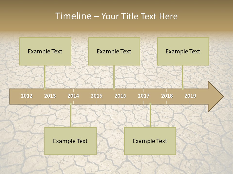 Salt Dying Barren PowerPoint Template