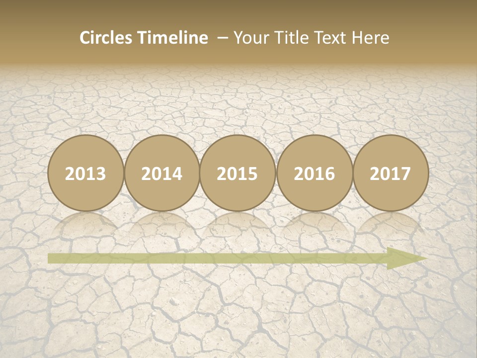 Salt Dying Barren PowerPoint Template