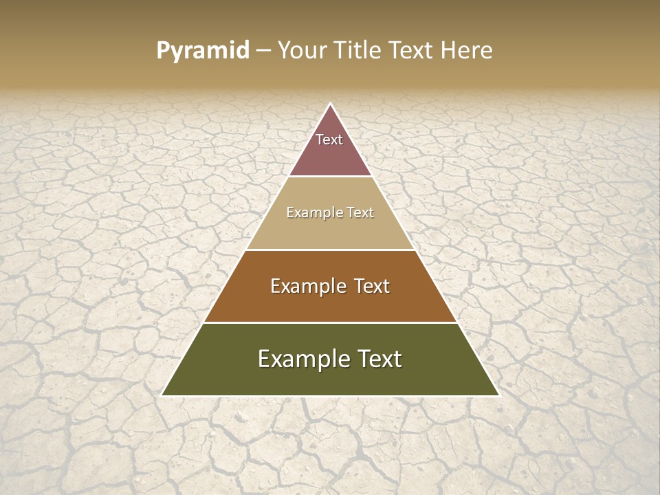 Salt Dying Barren PowerPoint Template