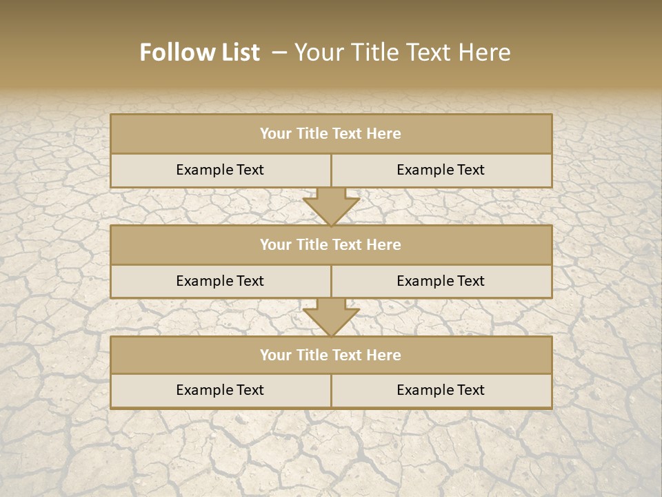Salt Dying Barren PowerPoint Template