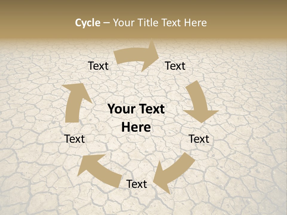 Salt Dying Barren PowerPoint Template