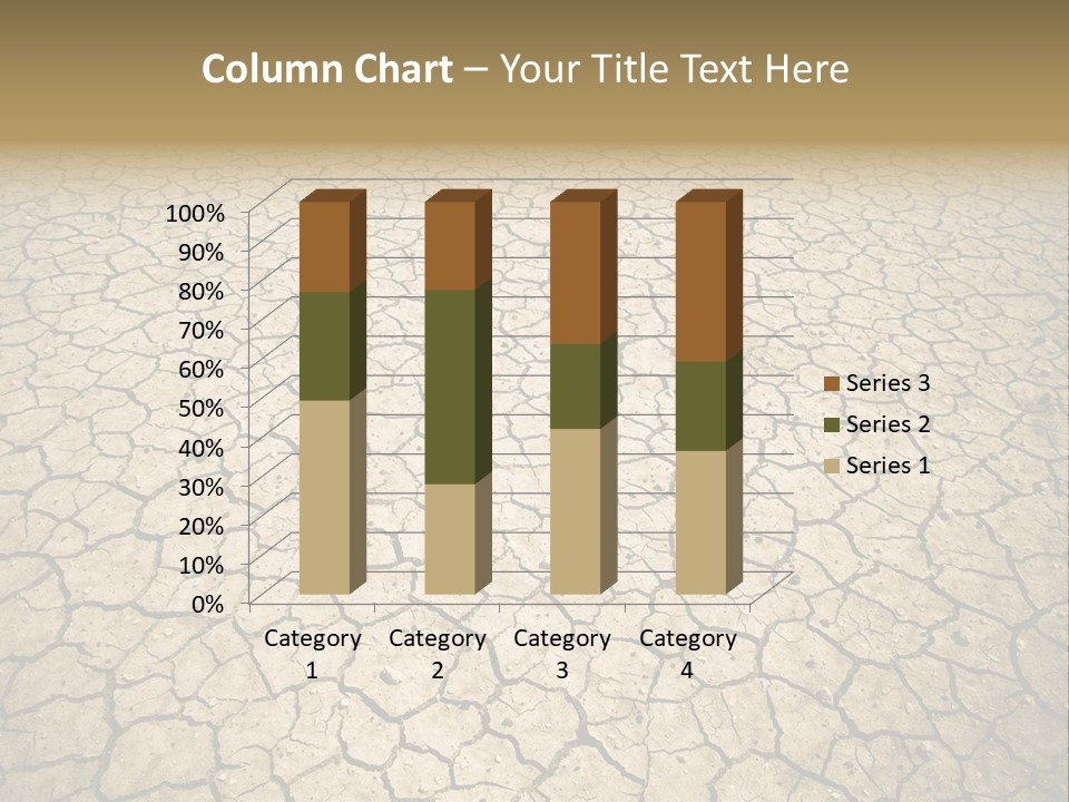 Salt Dying Barren PowerPoint Template