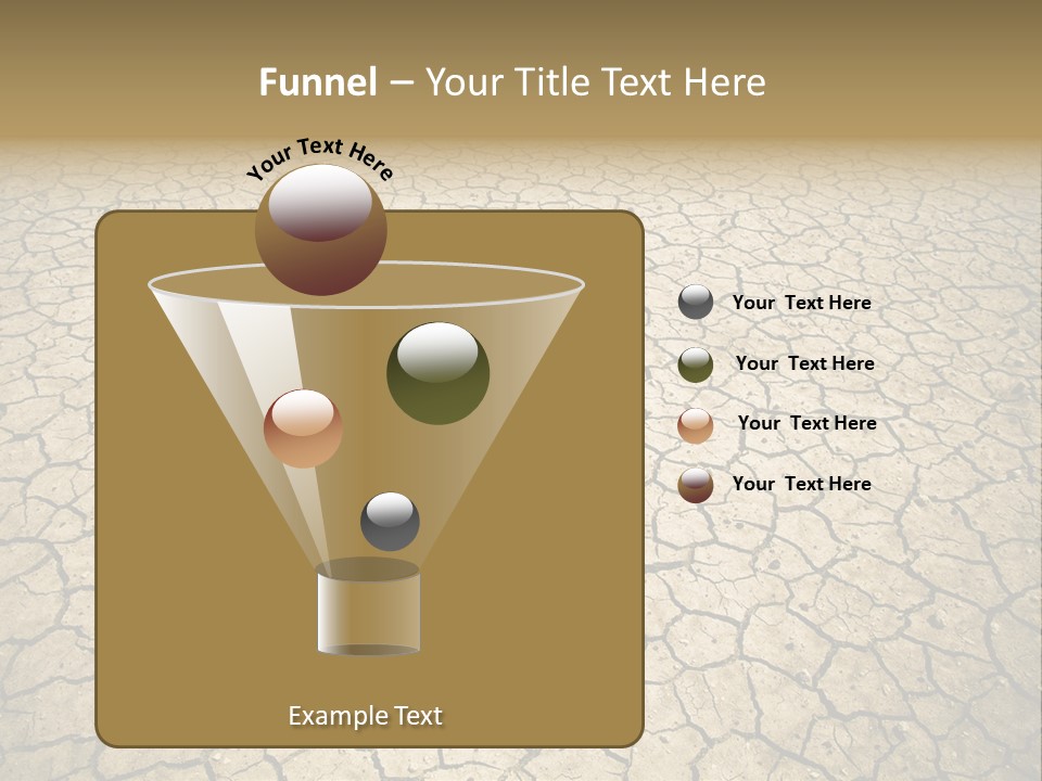 Salt Dying Barren PowerPoint Template