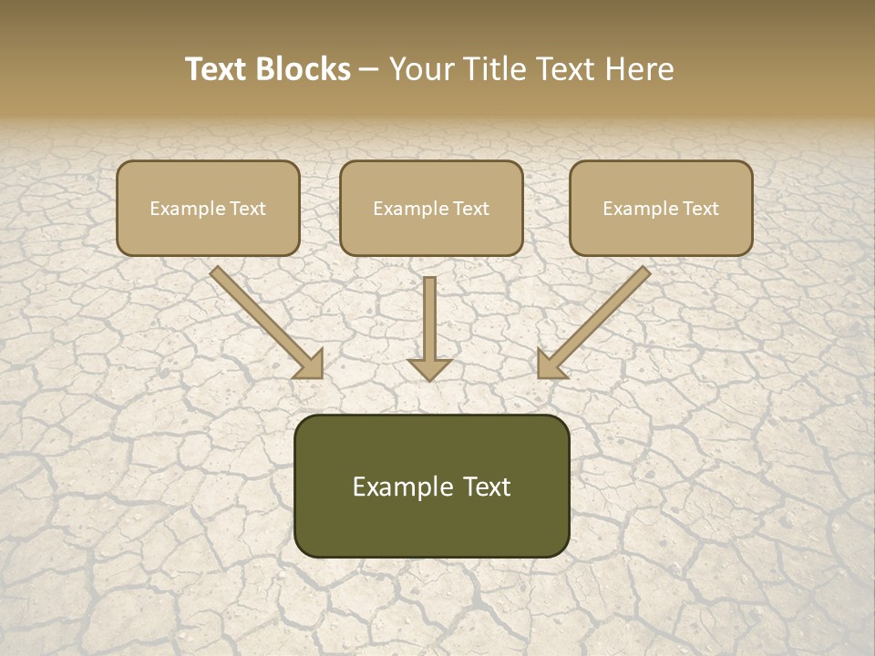 Salt Dying Barren PowerPoint Template