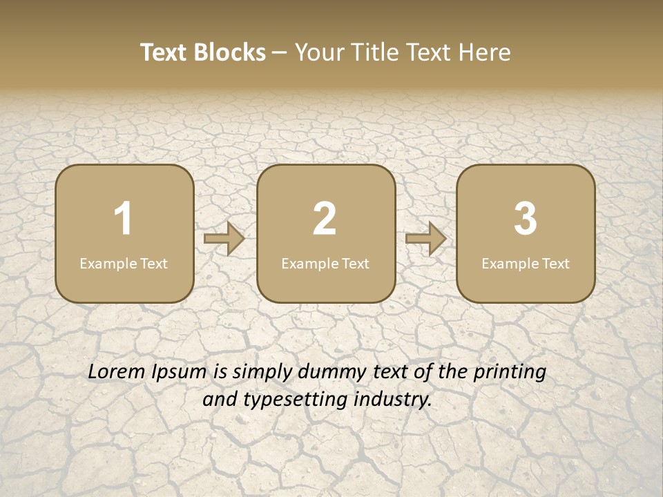 Salt Dying Barren PowerPoint Template