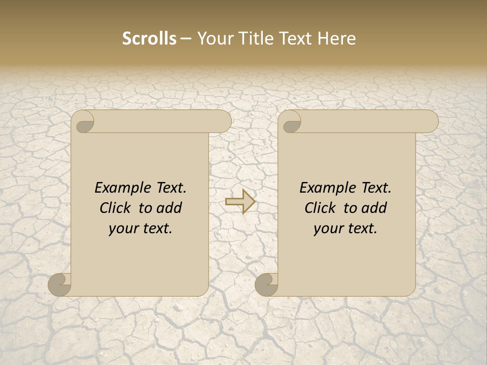 Salt Dying Barren PowerPoint Template