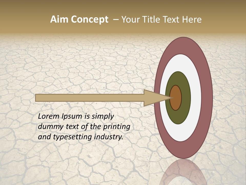 Salt Dying Barren PowerPoint Template